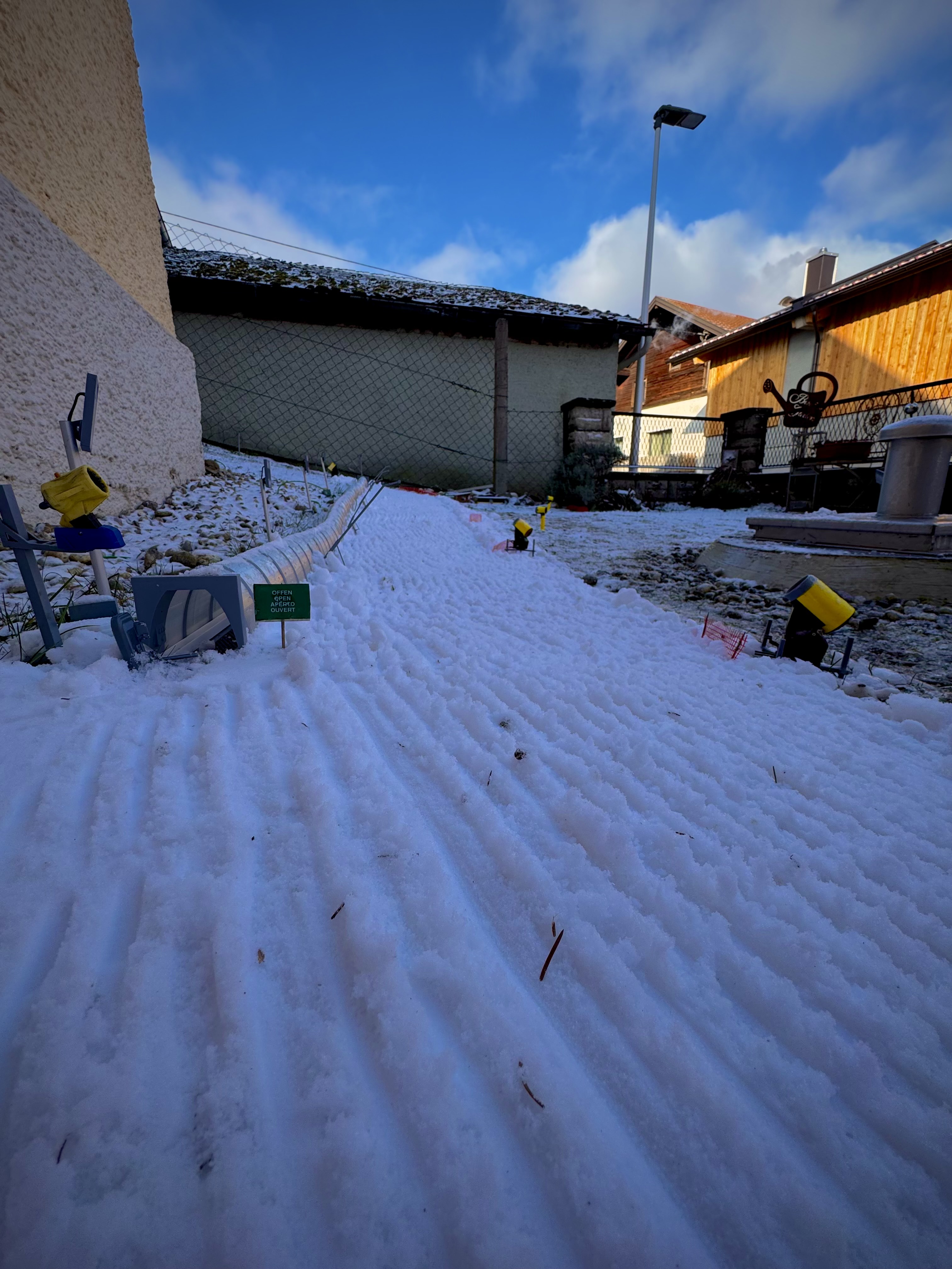 Panoramabild Modellskigebiet Kirchaberg